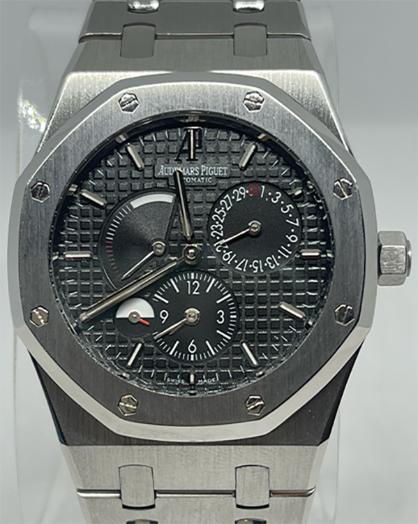 No Reserve - Audemars Piguet Royal Oak Dual Time Black Dial (26120ST.OO.1220ST.03)