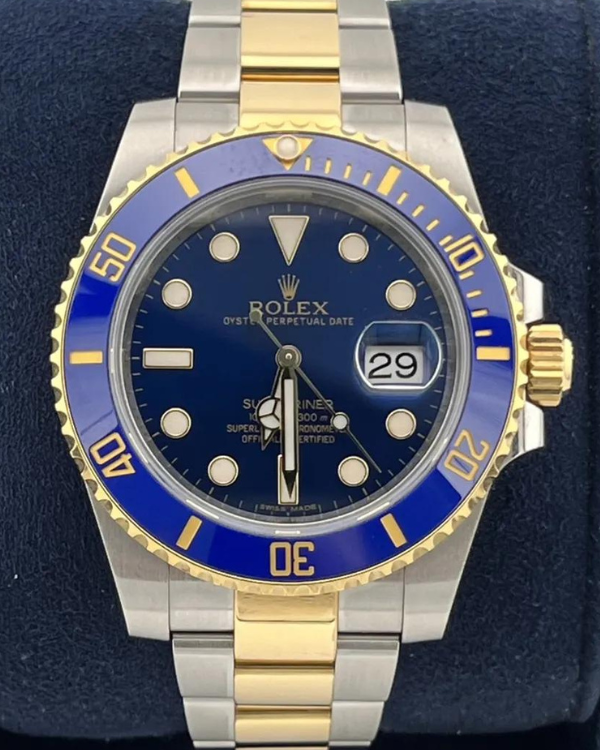 Rolex Submariner Date "Bluesy" 41MM Blue Dial Two-Tone Oyster Bracelet (116613LB)