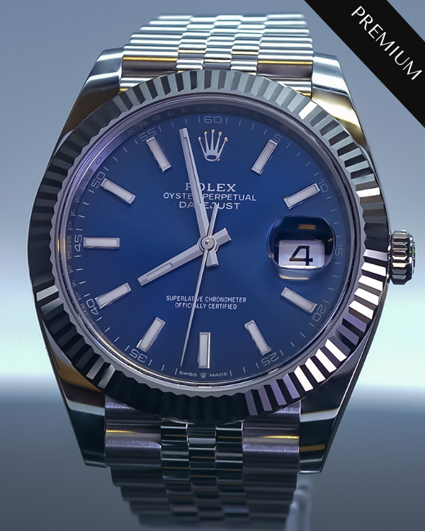 2023 Rolex Datejust 41 Jubilee Oystersteel And White Gold Blue Dial (126334)