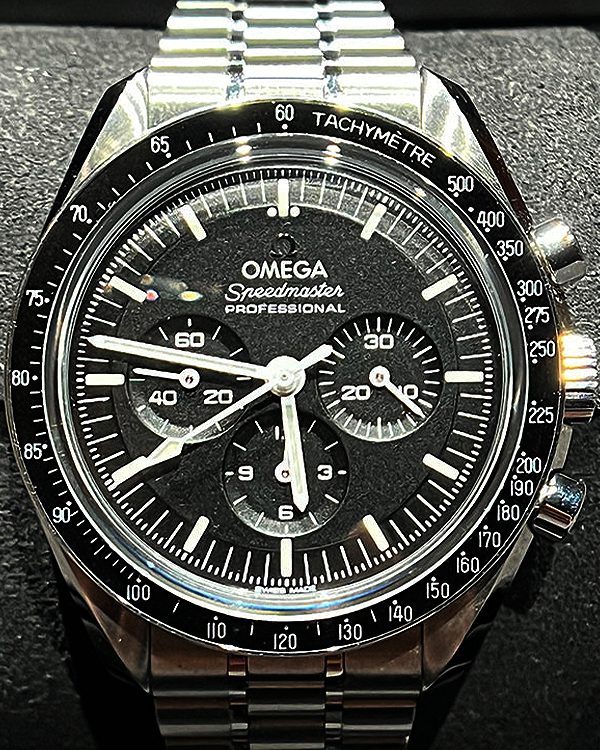 2023 Omega Speedmaster Professional Moonwatch 42MM Black Dial Steel Bracelet (310.30.42.50.01.002)