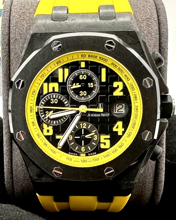 Audemars Piguet Royal Oak Offshore Chronograph "Bumblebee" 42MM Strap Black Dial (26176FO)