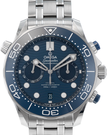 Omega Seamaster Diver 300M 44MM Blue Dial Steel Bracelet (210.30.44.51.03.001)
