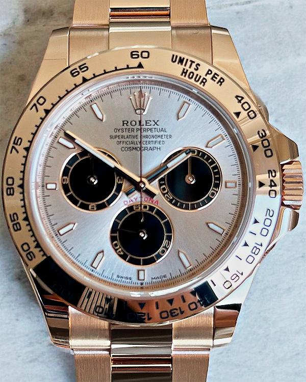 2024 Rolex Cosmograph Daytona 40MM Sundust Dial Rose Gold Bracelet (126505)