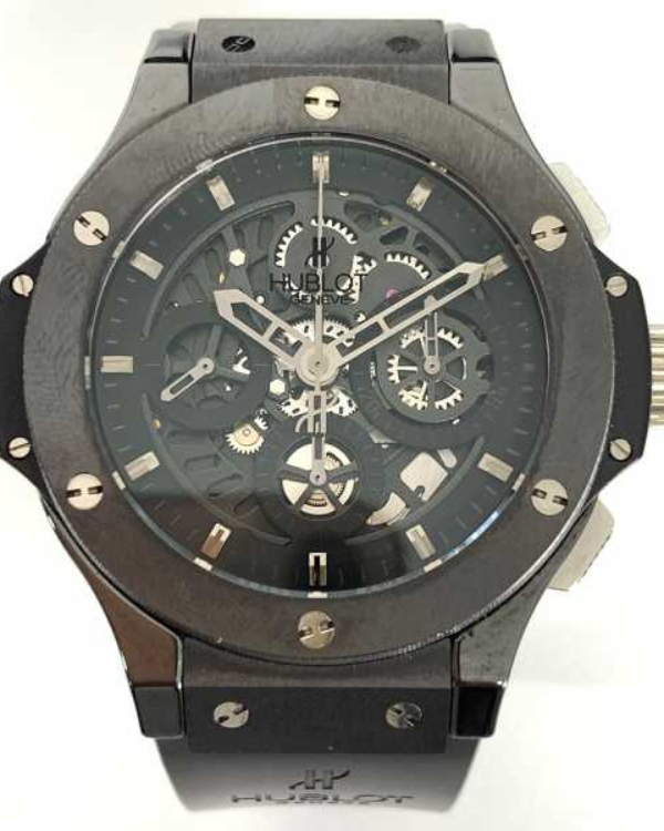 Hublot Big Bang Aero Bang 44MM Black Dial Rubber Strap (310.CM.1110.RX)