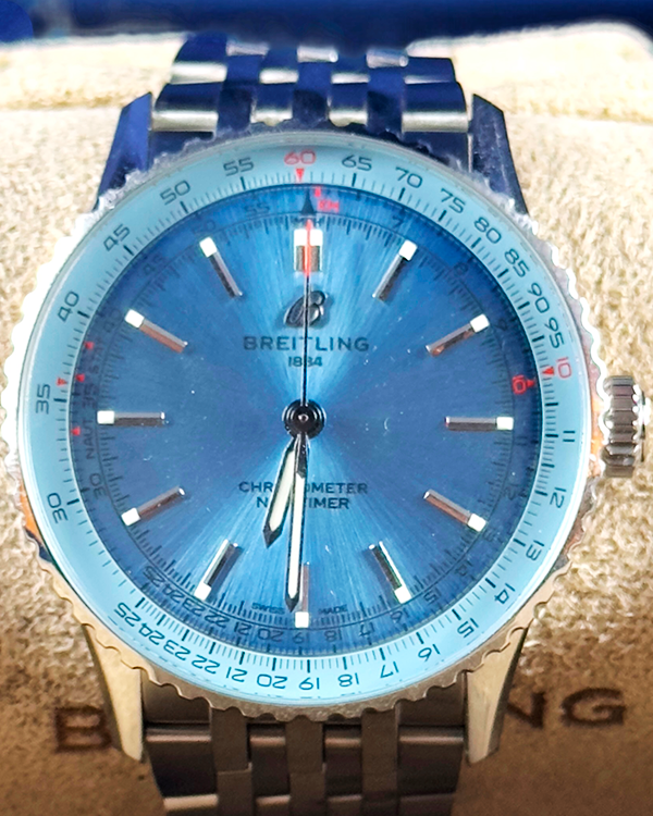 2024 Breitling Navitimer 41MM Blue Dial Steel Bracelet (A17329171C1A1)