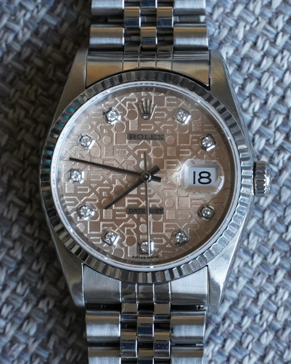 1996 (T Serial) Rolex Datejust 36MM Jubilee Motif Salmon Dial Jubilee Bracelet (16234)