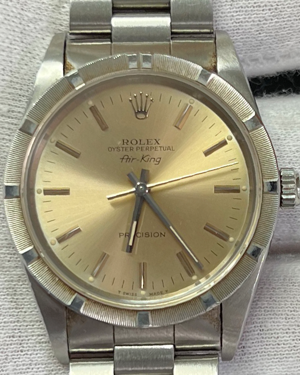 Rolex Air-King 34MM Silver Dial Steel Bracelet (14010)