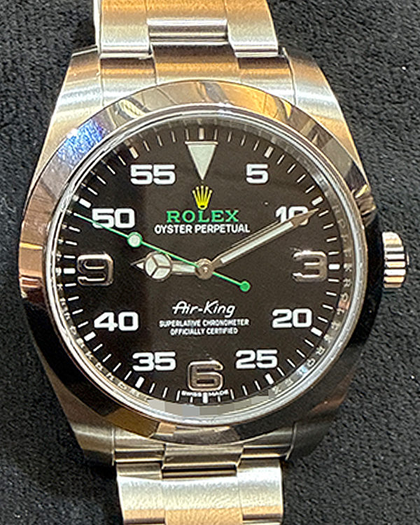 2020 Rolex Air-King 40MM Black Dial Oyster Bracelet (116900)