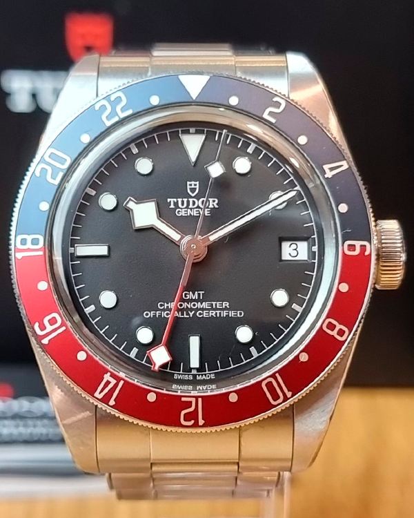 2022 Tudor Black Bay GMT "Pepsi" 41MM Black Dial Steel Bracelet (79830RB)