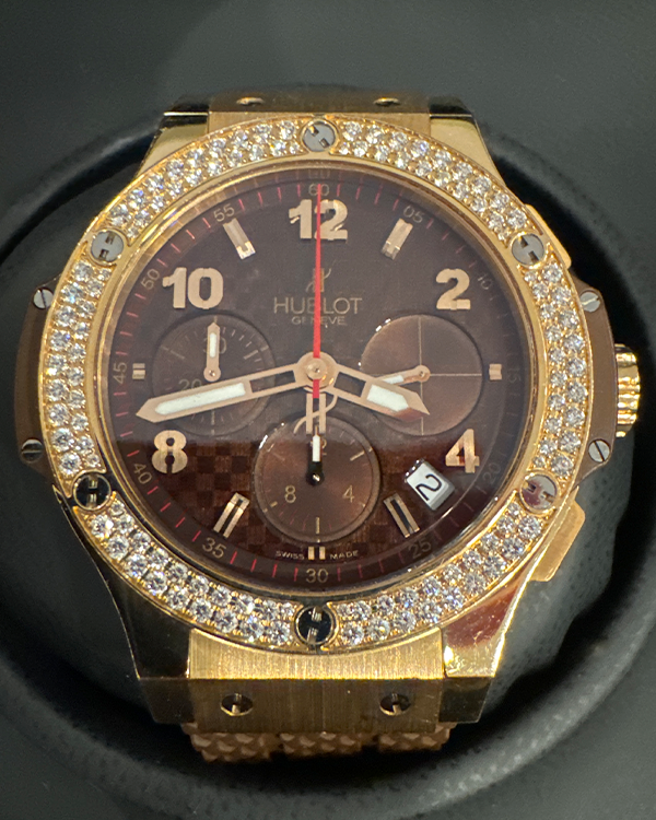 Hublot Big Bang "Cappuccino" 44MM Brown Dial Rubber Strap (301.PC.1007.RX.114)