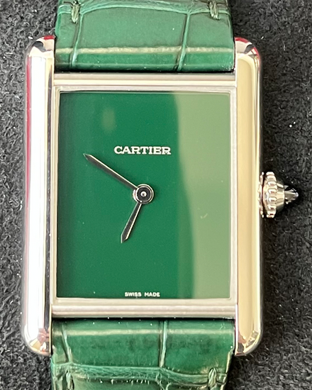 Cartier Tank Must Watch - Green Dial - WSTA0056 - TSJNY