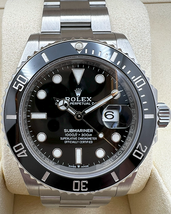 2023 Rolex Submariner Date 41MM Black Dial Steel Oyster Bracelet (126610LN)