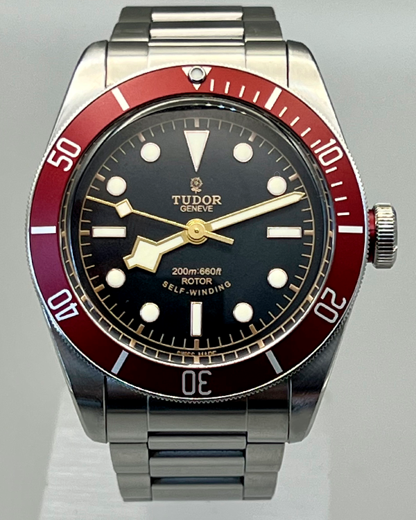 No Reserve - 2017 Tudor Black Bay Heritage "Smiley" 41MM Black Dial Steel Bracelet (79220R)