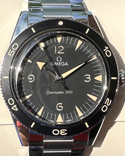 2021 Omega Seamaster 300 41MM Black Dial Steel Bracelet (234.30.41.21.01.001)