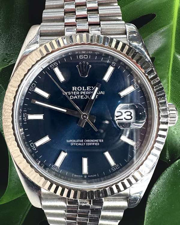 Rolex Datejust 41MM Blue Dial Steel Jubilee Bracelet (126334)