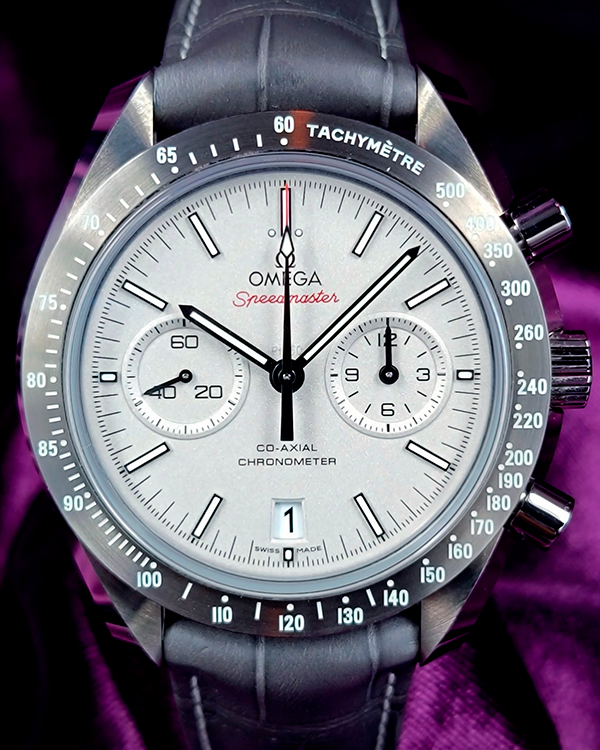 2019 Omega Speedmaster Professional Moonwatch 44.2MM Grey Dial Leather Strap (311.93.44.51.99.002)