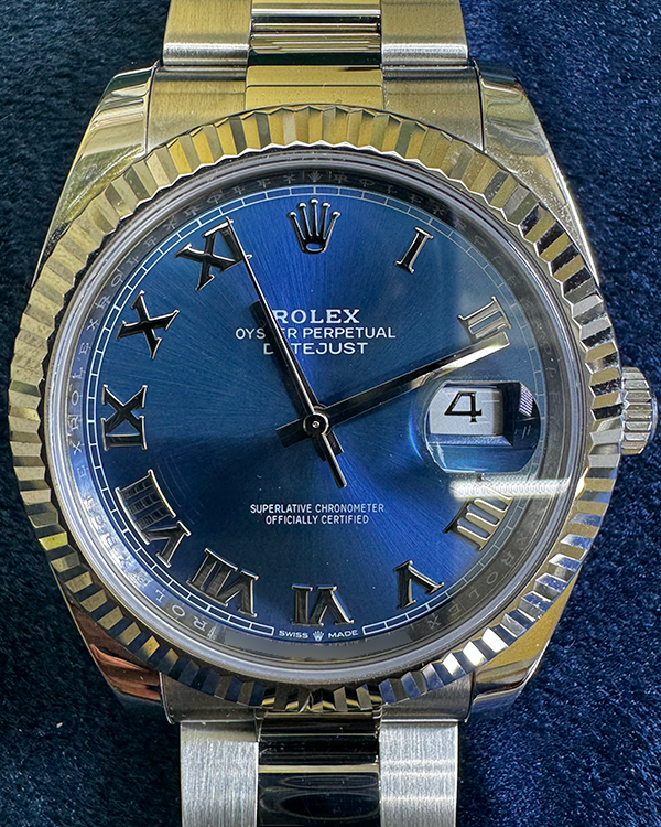 2020 Rolex Datejust 41MM Blue Dial Oyster Bracelet (126334)