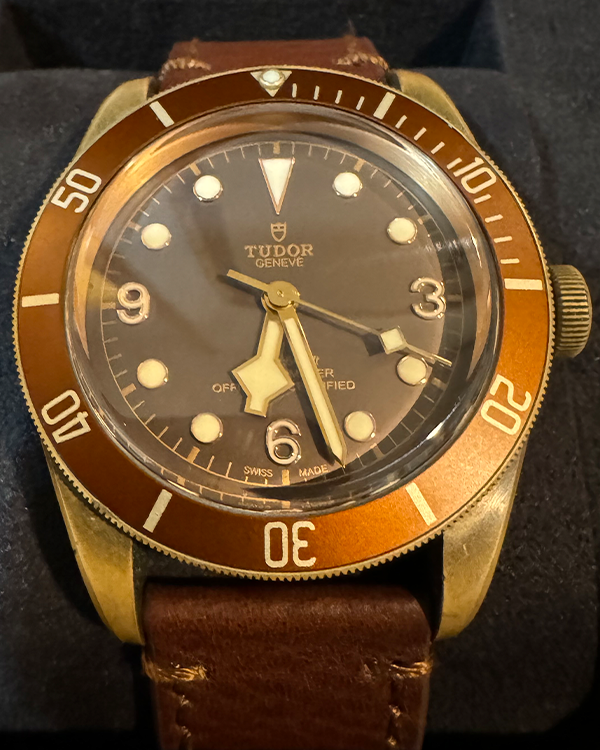 2019 Tudor Black Bay Bronze 43MM Brown Dial Leather Strap (79250BM)