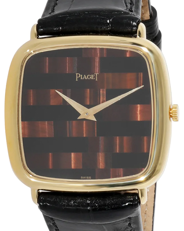 Piaget Classique 32MM Black Dial Leather Strap (97722)