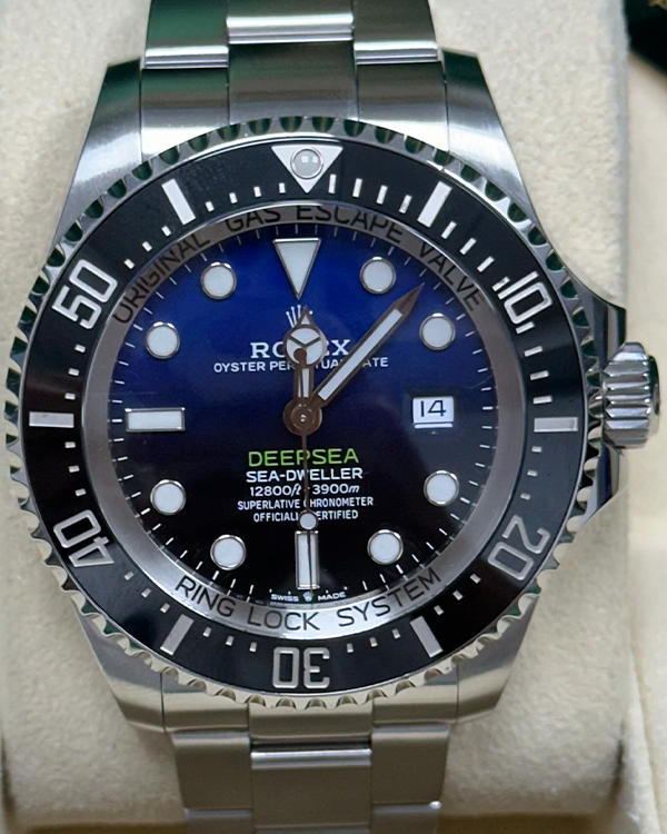 2021 Rolex Sea-Dweller Deepsea "James Cameron" 44mm Blue Dial Oyster Bracelet (126660)