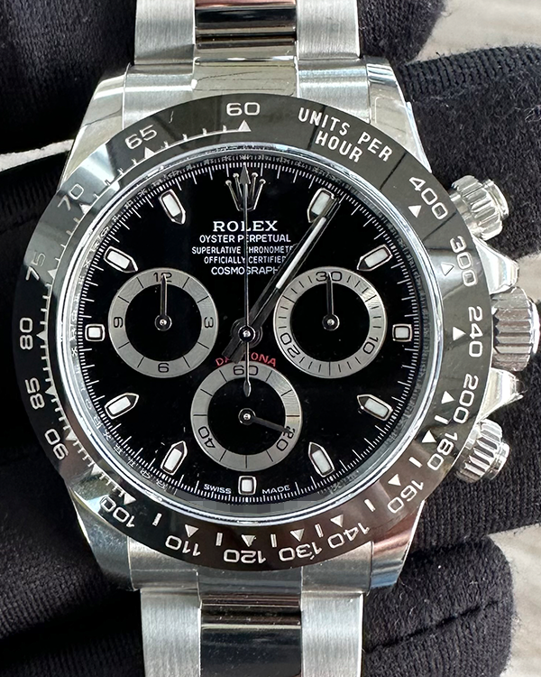 2019 Rolex Cosmograph Daytona 40MM Black Dial Oyster Bracelet (116500LN)