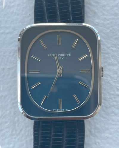 Patek Philippe Ellipse White Gold Blue Dial (3582G)