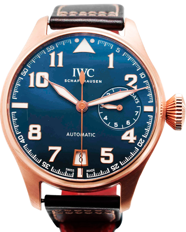 2017 IWC Schaffhausen Big Pilot "Le Petit Prince" 46MM Blue Dial Leather Strap (IW500909)