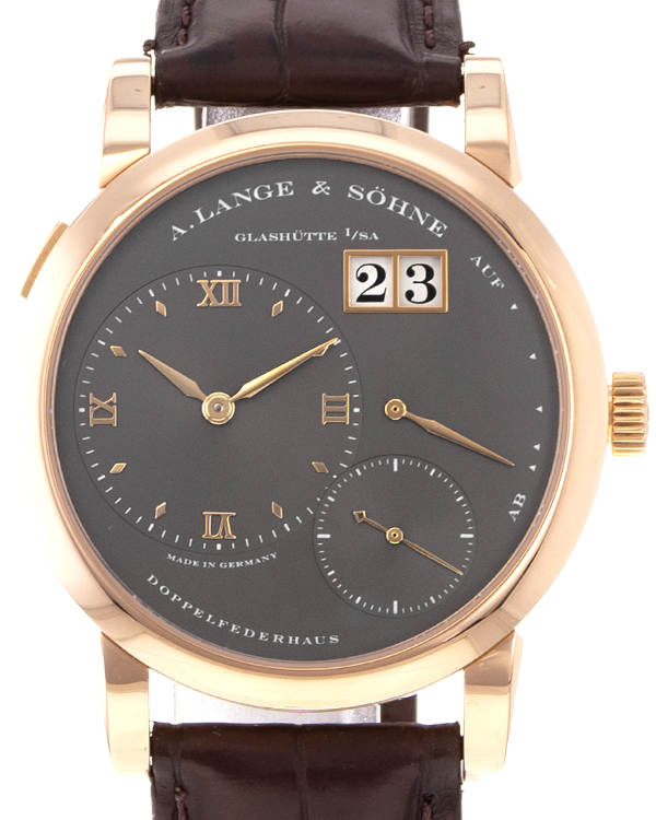 A. Lange & Söhne Lange 1 38.5MM Grey Dial Leather Strap (101.033)