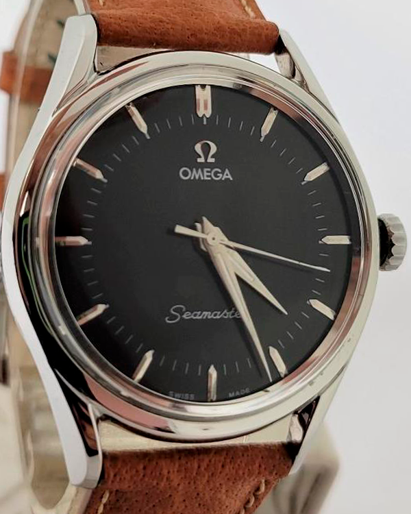 Omega Seamaster 36MM Black Dial Leather Strap (2892-2 SC)