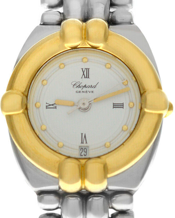 Chopard Gstaad 23MM Quartz White Dial Two-Tone Bracelet (32/8116)