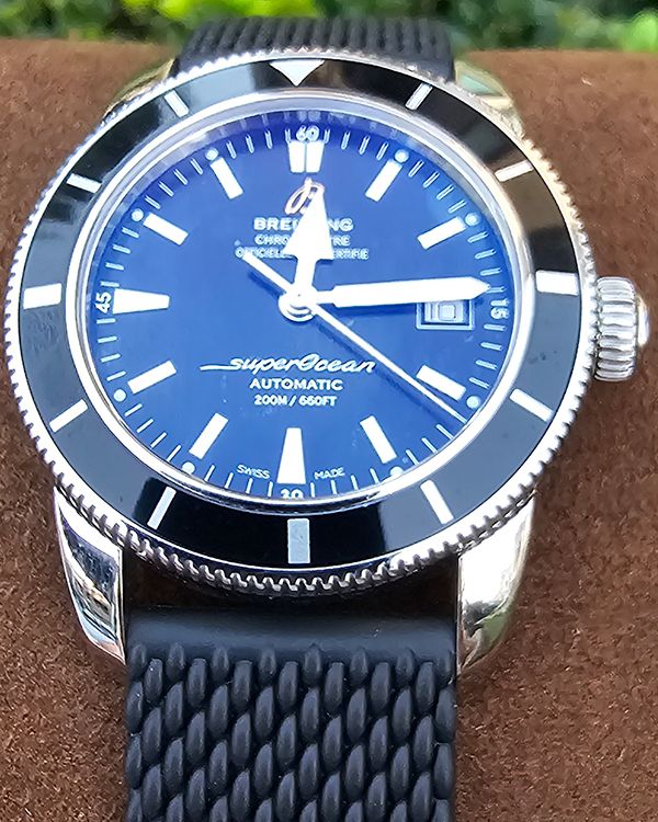 Breitling Superocean Heritage 42MM Blue Dial Rubber Strap (A17321)