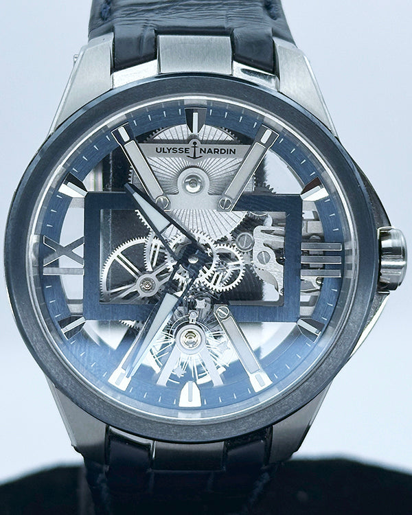 2021 Ulysse Nardin El Toro / Black Toro Blast X 42MM Skeleton Dial Leather Strap (3713-260/03)