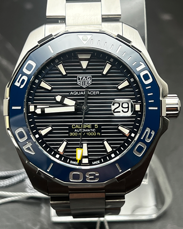 2020 Tag Heuer Aquaracer 300M 43MM Steel Blue Dial (WAY201B.BA0927)