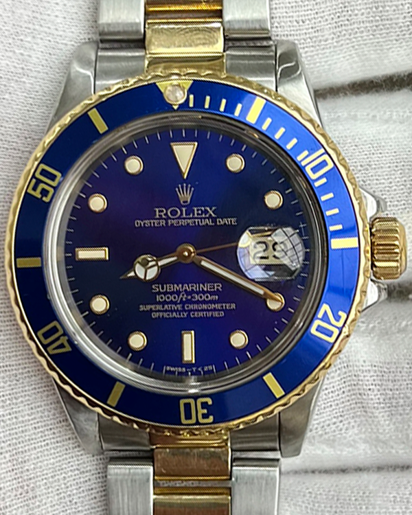 Rolex Submariner Date 40MM "Bluesy" Dial Two-Tone Bracelet (16803)