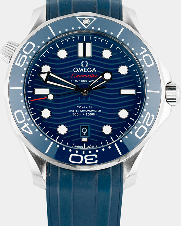 Omega Seamaster Diver 300M 42MM Blue Dial Rubber Strap (210.32.42.20.03.001)