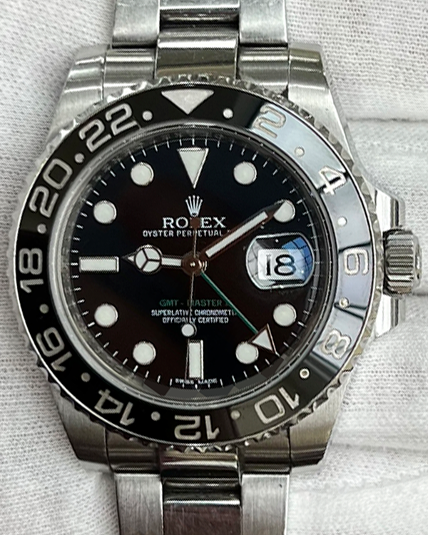 Rolex GMT-Master II 40MM Black Dial Oyster Bracelet (116710LN)