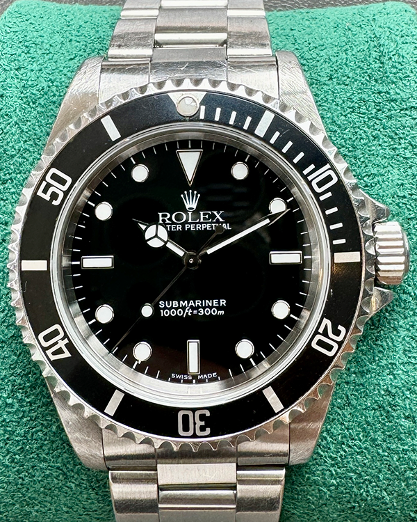 Rolex Submariner No-Date 40MM Black Dial Oyster Bracelet (14060M)