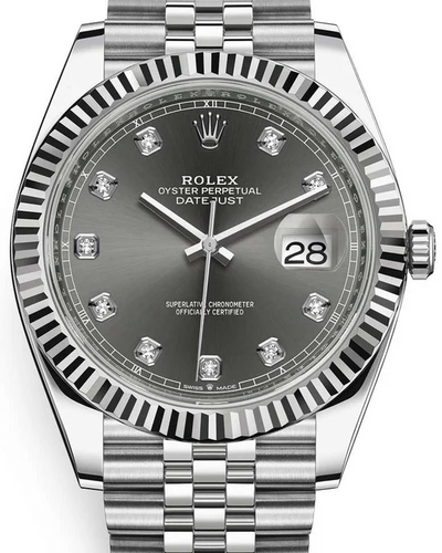 2021 Rolex Datejust 41MM Slate Dial Jubilee Bracelet (126334)