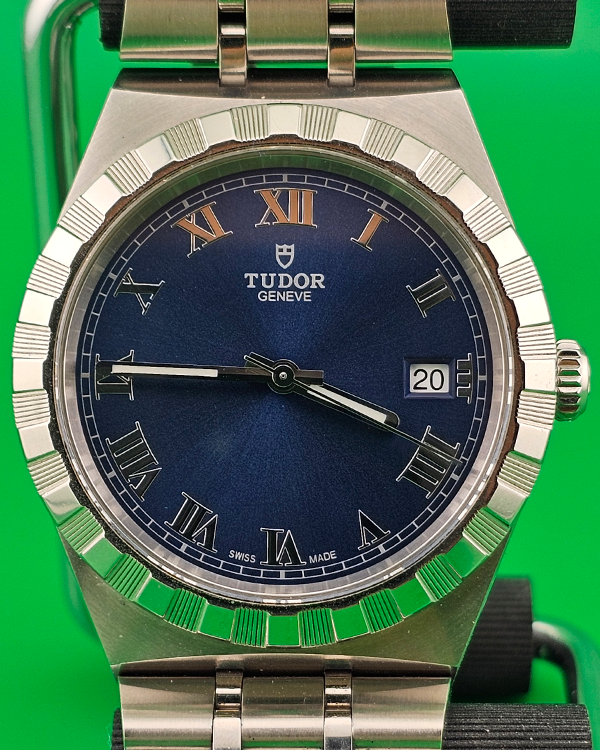 Tudor Royal 38MM Blue Dial Steel Bracelet (28500)