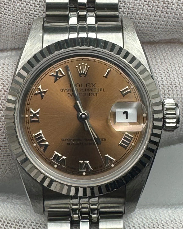 No Reserve - 1994 Rolex Lady-Datejust 26MM Salmon Dial Jubilee Bracelet (69174)