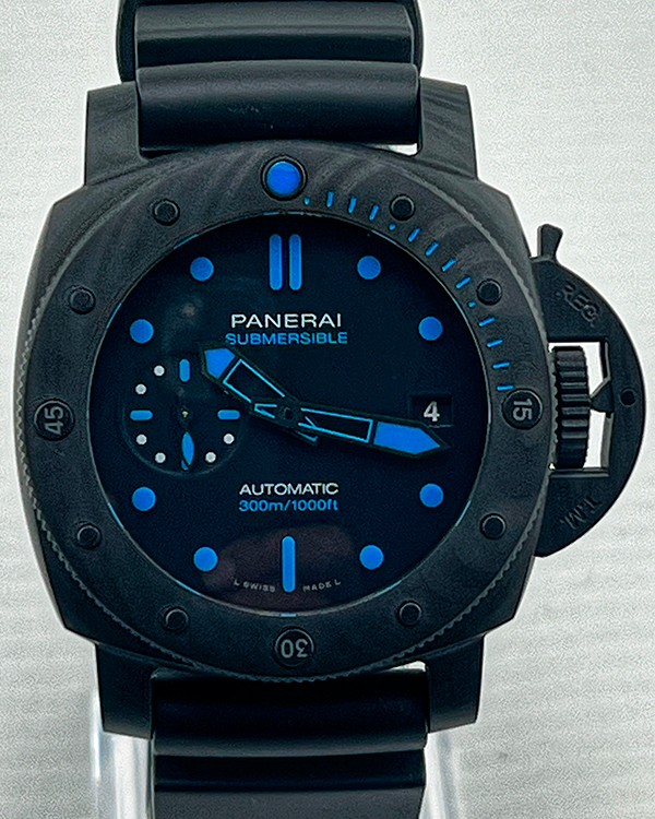 2020 Panerai Submersible 42MM Black Dial Rubber Strap (PAM00960)