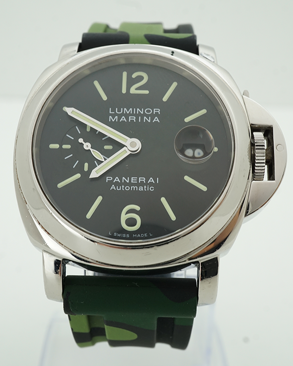 2010 Panerai Luminor Marina Automatic Steel Black Dial (PAM00104)