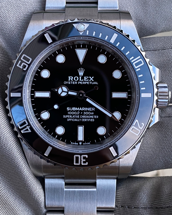 2024 Rolex Submariner No Date 41MM Black Dial Oyster Bracelet (124060)