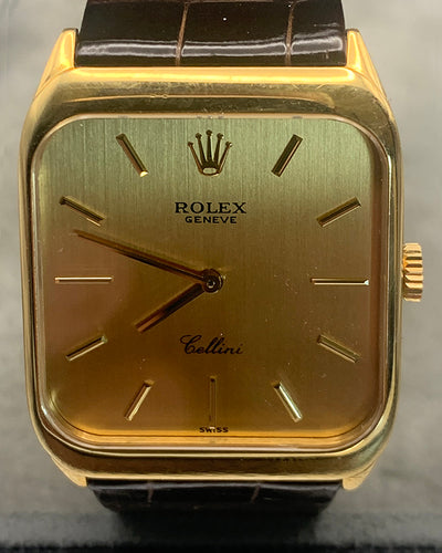 1998 Rolex Cellini 24MM Champagne Dial Leather Strap (M4135/8)