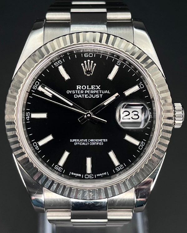 Rolex Datejust 41MM Black Dial Oyster Bracelet (126334)