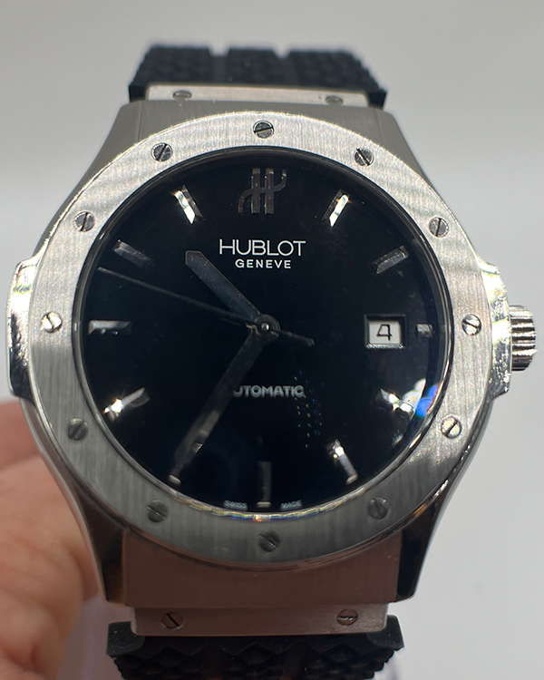 Hublot Classic Fusion 41MM Black Dial Rubber Strap (B1915.1)