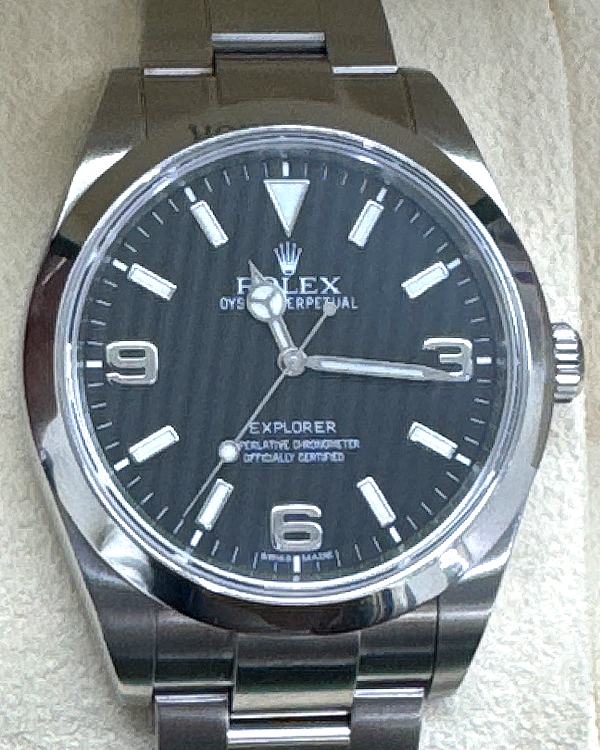 2011 Rolex Explorer 39MM Black Dial Oyster Bracelet (214270)