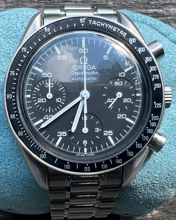 Omega Speedmaster Reduced 39MM Black Dial Steel Bracelet (3510.50.00)