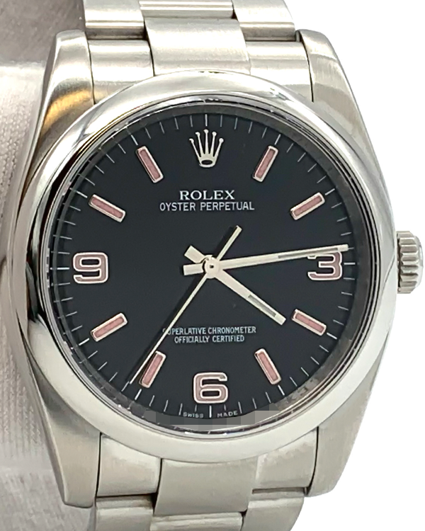 Rolex Oyster Perpetual 36MM Black Dial Steel Bracelet (116000)