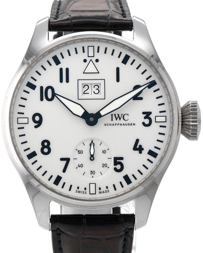 IWC Schaffhausen Pilot "150 Years" L.E. 46.2MM White Dial Leather Strap (IW510504)